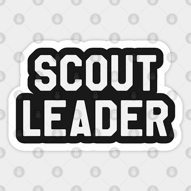 Scout Leader Sticker by ahmed4411
